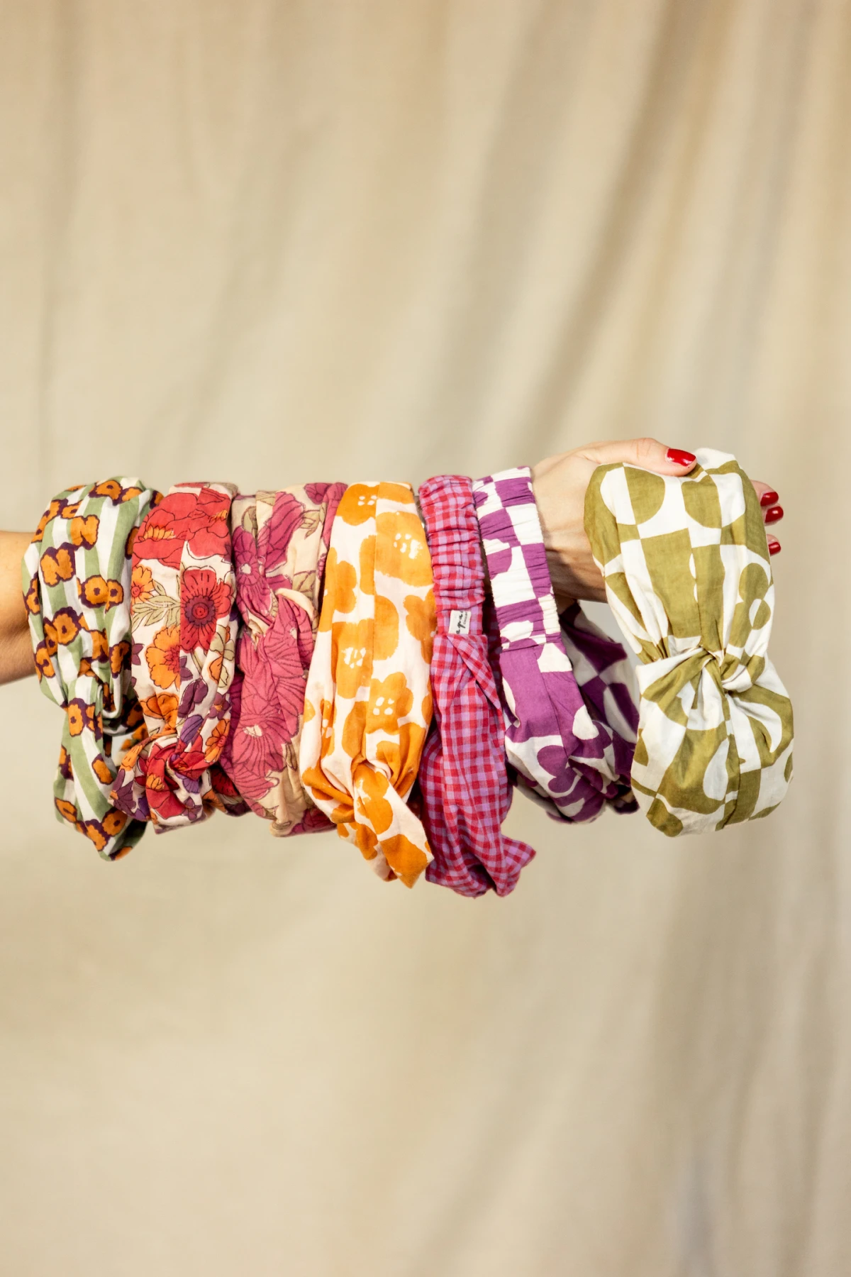 Bandeau Banda Flora Bold | Orange – Image 2