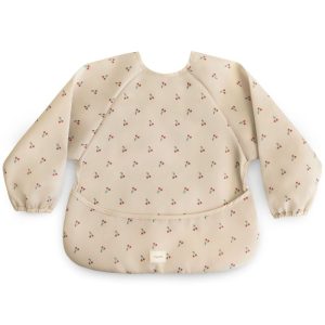 Bavoir à manches longues Cherries (6-24 mois)