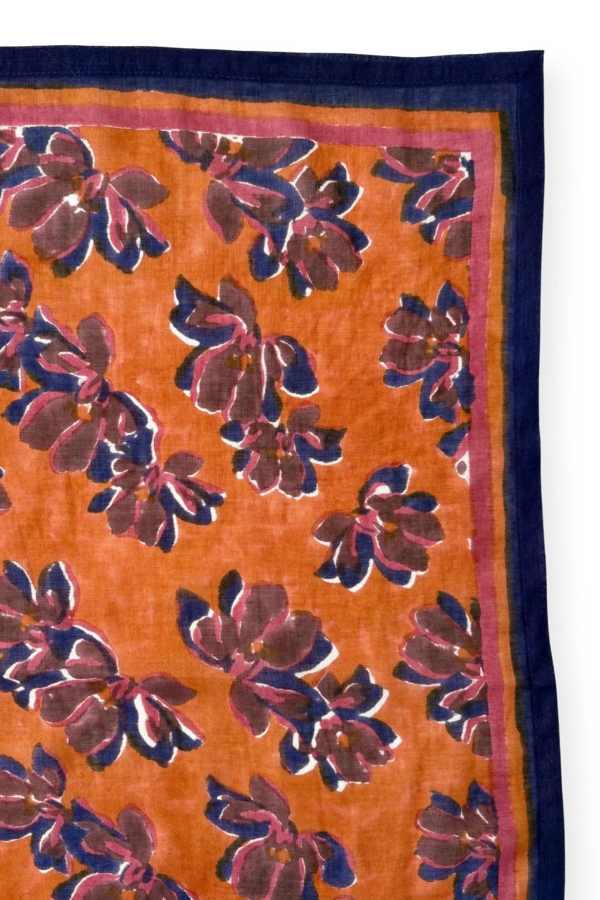 Big Foulard Dupatta Violeta | rust – Image 5
