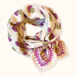 Foulard Latika Florets | Macadamia