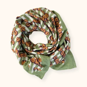Foulard Latika Pop Corn | Olive