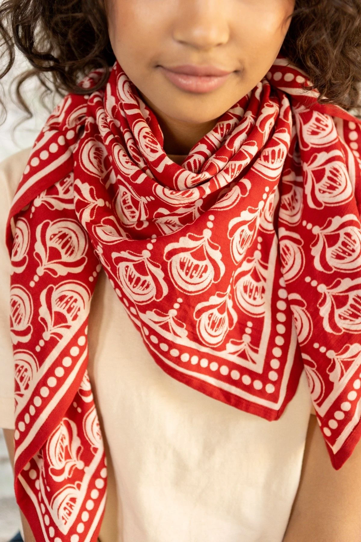 Big Foulard Latika wonderful | fire – Image 2