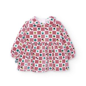 Robe Vichy en velours