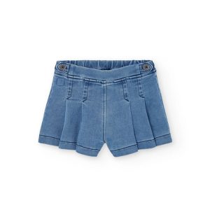Jupe-short jean