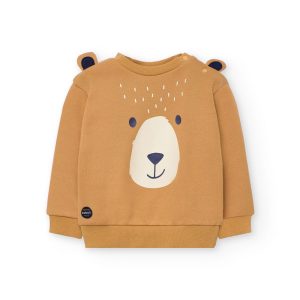 Sweat molletonné OURS MIEL