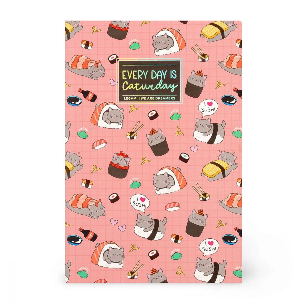 Cahier ligné – Large B5 – Sushi