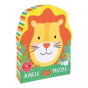 Puzzle en forme de lion de 12 pièces (2+)