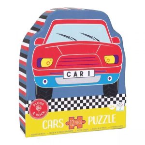 Puzzle en forme de voiture de 12 pièces (2+)