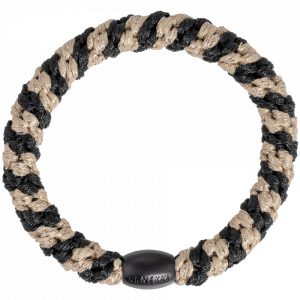 KKNEKKI BLACK-BEIGE GLITTER STRIPE