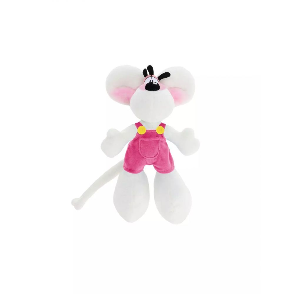 Peluche Diddl Salopette rose – 20cm
