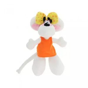Peluche Diddlina robe orange – 20cm