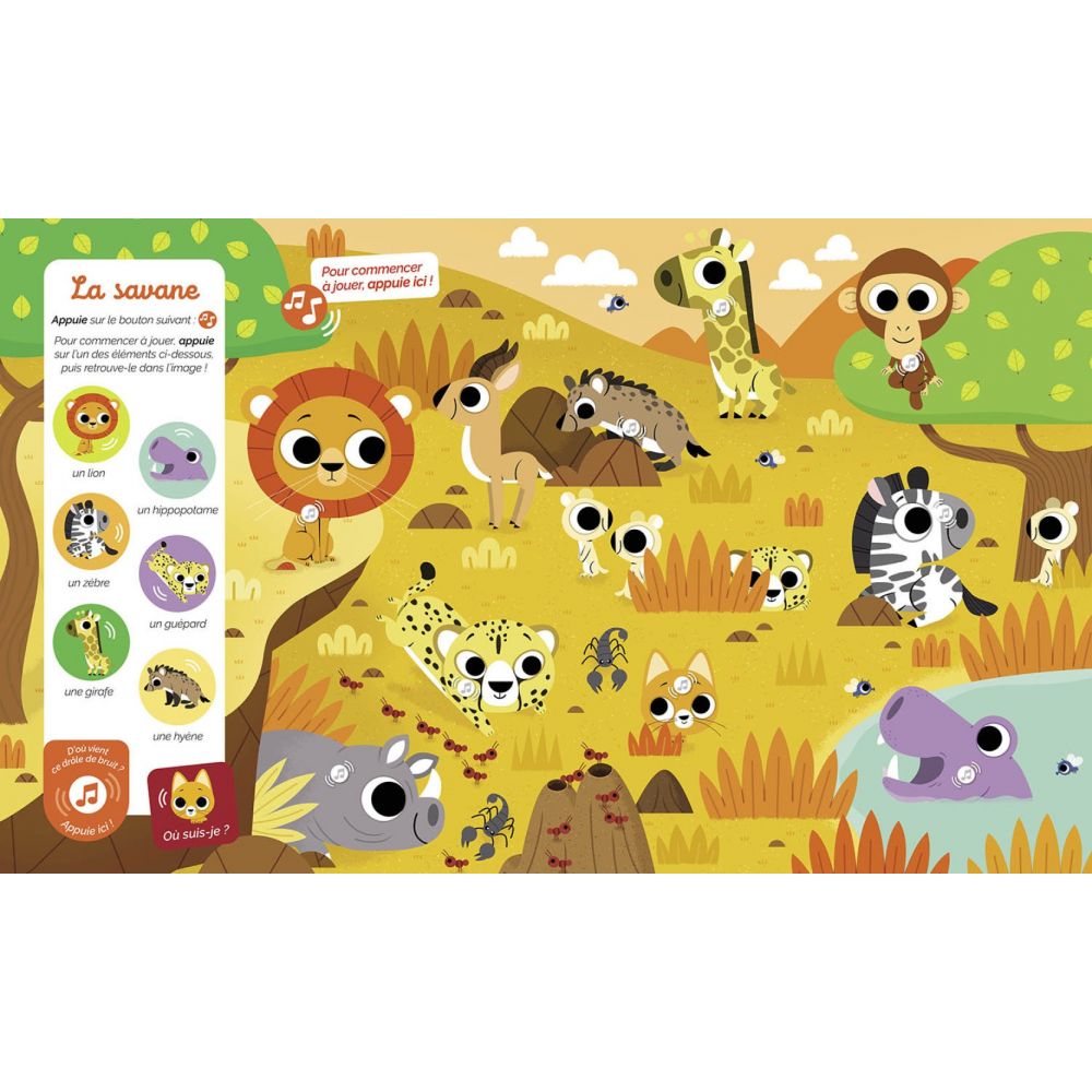 CHERCHE ET TROUVE DES TOUT-PETITS SONORE – LES ANIMAUX – Image 3