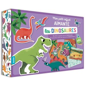 MON PETIT COFFRET AIMANTE – LES DINOSAURES