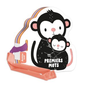 MON PREMIER LIVRE POUSSETTE EN NOIR ET BLANC – PREMIERS MOTS