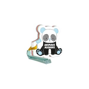 MON PREMIER LIVRE POUSSETTE EN NOIR ET BLANC – ANIMAUX MIGNONS