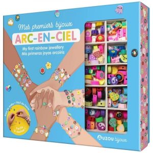 MES PREMIERS BIJOUX – ARC-EN-CIEL – FACILE A FAIRE !