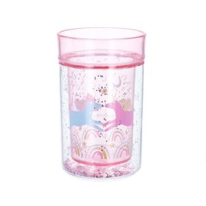 Verre paillettes licorne