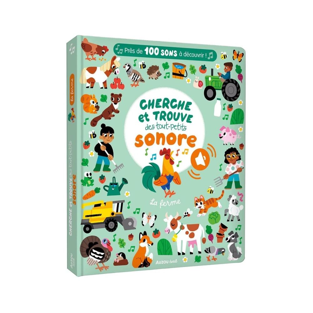 CHERCHE ET TROUVE DES TOUT-PETITS SONORE – LA FERME