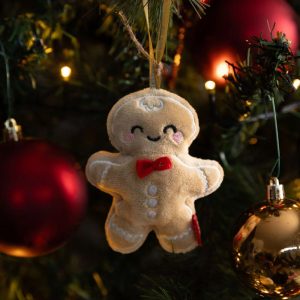DÉCORATION DE NOËL EN PELUCHE – Gingerbread