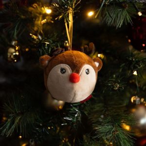 DÉCORATION DE NOËL EN PELUCHE – Renne