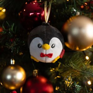 DÉCORATION DE NOËL EN PELUCHE – Pingouin