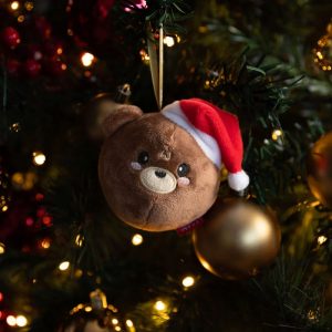 DÉCORATION DE NOËL EN PELUCHE – Ours