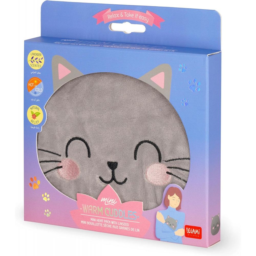 Bouillotte Sèche aux Graines de Lin – Chat (LEGAMI) – Image 3