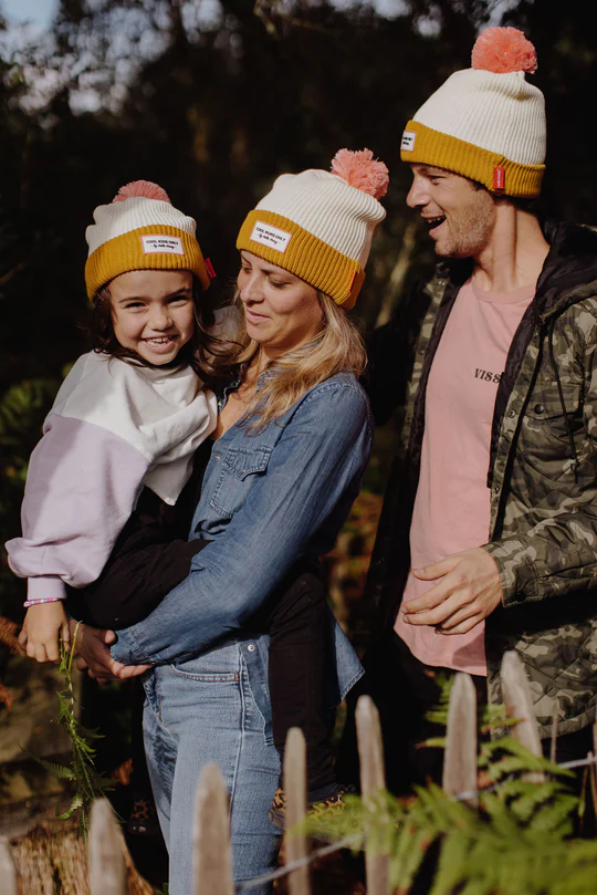 Bonnet 2-5 ans | Block camel – Image 3