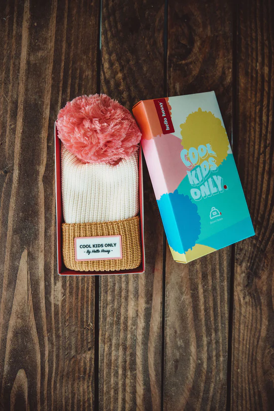 Bonnet 2-5 ans | Block camel – Image 5