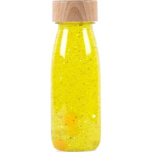 Bouteille sensorielle float jaune