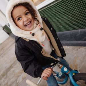 Cagoule polaire enfant 9-18 mois crème Hello Hossy