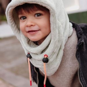 Cagoule polaire enfant 9-18 mois vert pastel Hello Hossy