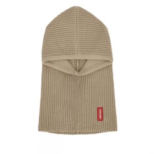 Cagoule tricot 9-18 mois | Hoody Latte