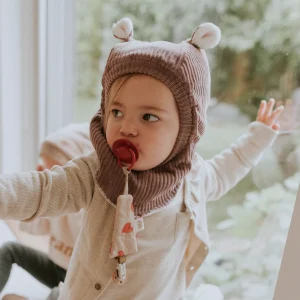 Cagoule | velours parme