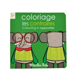 Cahier de coloriage Les contraires | Les popipop
