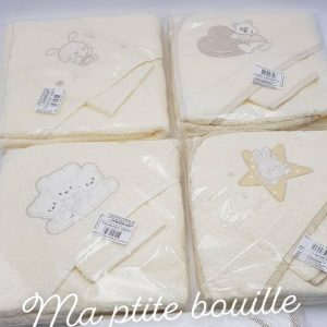 Cape de bain beige