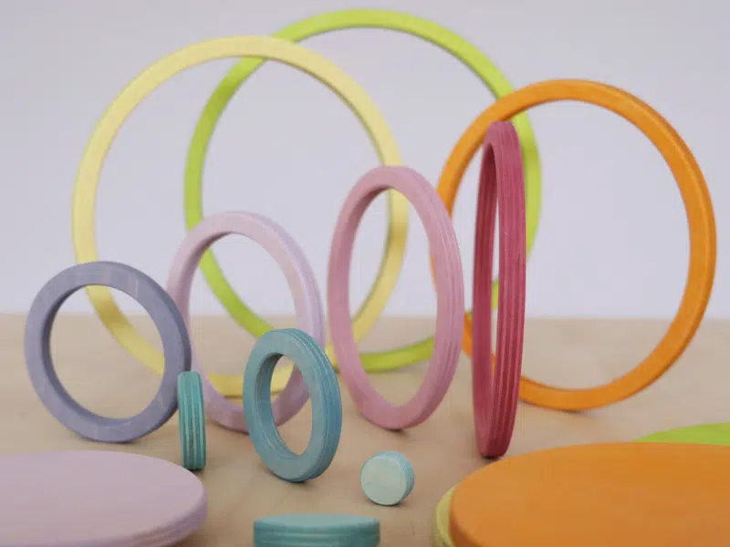 Cercles et anneaux concentriques pastel – Grimm’s – Image 8