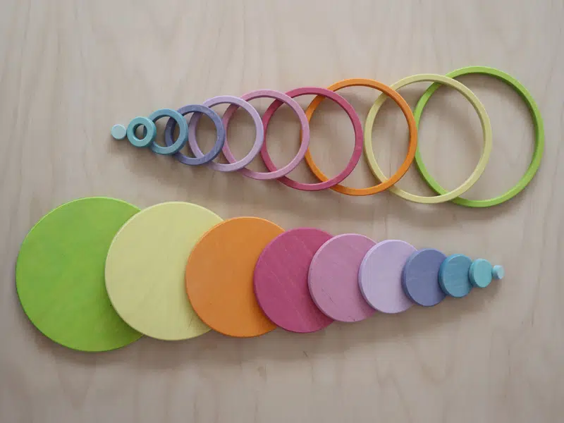 Cercles et anneaux concentriques pastel – Grimm’s – Image 2