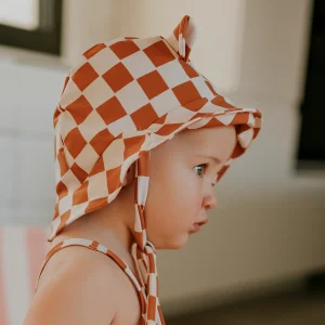 Chapeau UV | damier camel