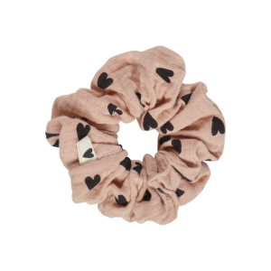 Chouchou coeurs Rose