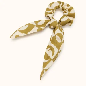 Chouchou Foulard Mano Damier | Tobacco