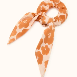 Chouchou Foulard Mano Flora bold | Orange