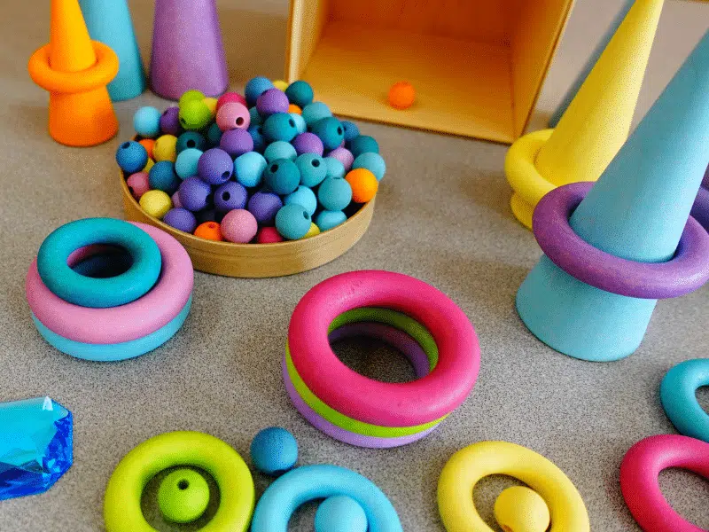 Coffret découverte – Pièces détachées pour un groupe (loose parts) pastel – Image 5