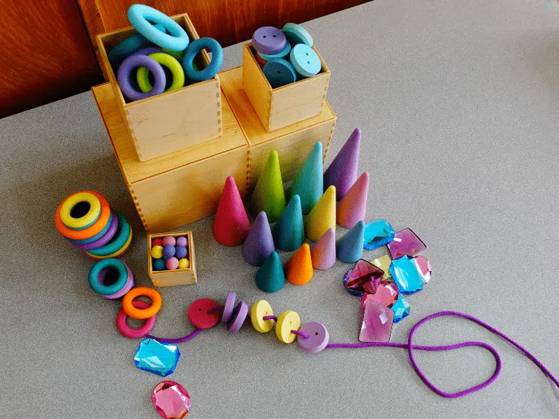 Coffret découverte – Pièces détachées pour un groupe (loose parts) pastel – Image 8