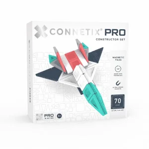 Connetix PRO Tuiles Magnétiques – Ensemble CONSTRUCTOR 70 morceaux