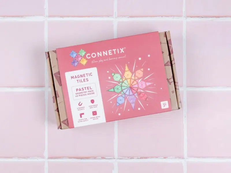 Connetix Tuiles Magnétiques – Ensemble géométrique Pastel 40 morceaux – Image 8