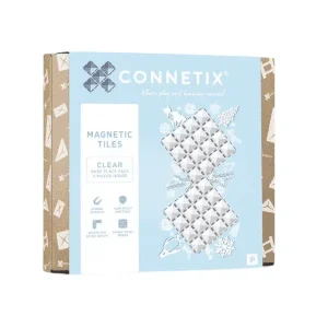 Connetix Tuiles Magnétiques – Plaques de base transparentes