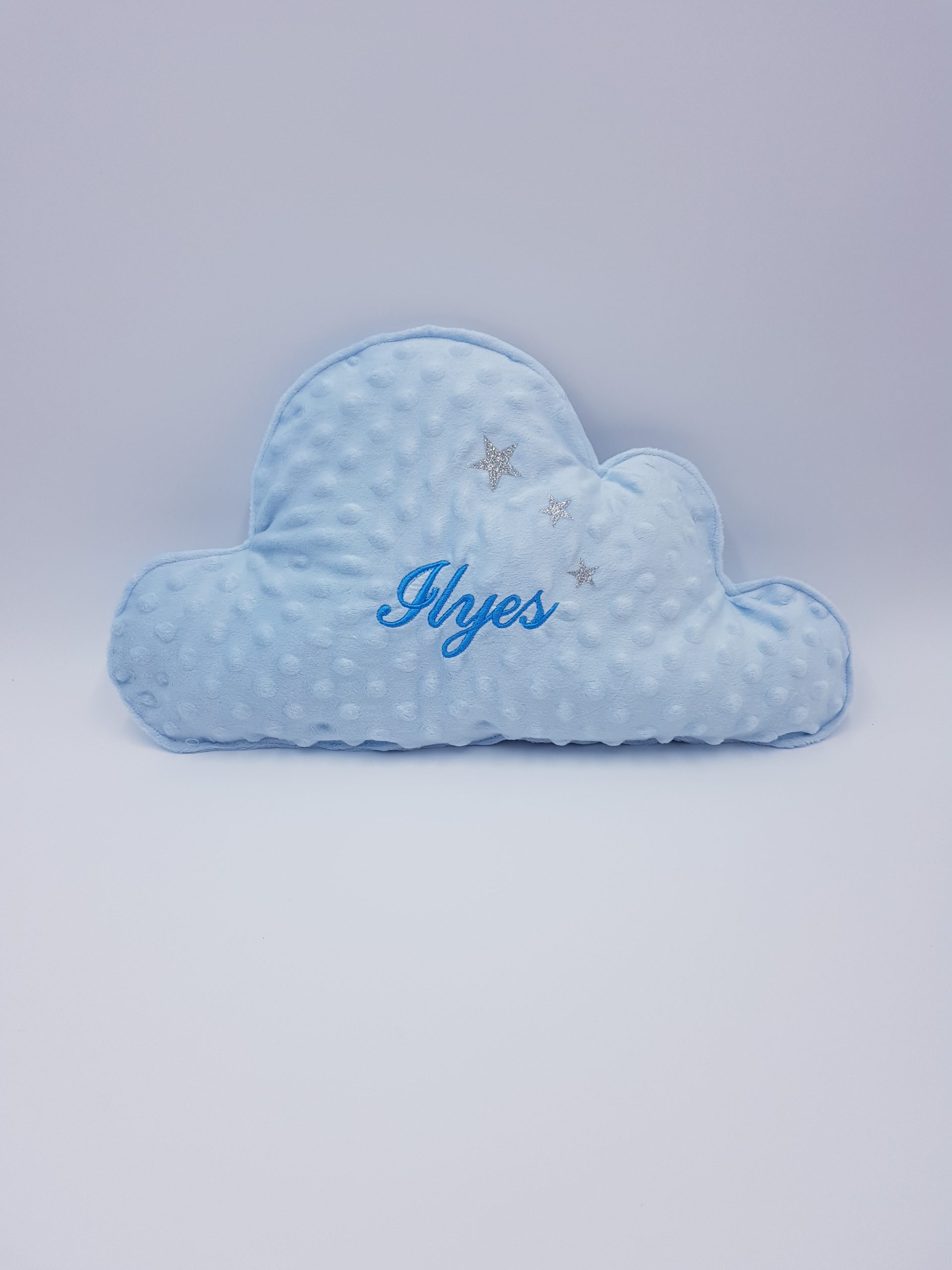 Coussin Nuage Minky Blanc – Image 5