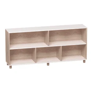 Meuble de rangement à dos fermé (large) – 5 compartiments et 2 étages