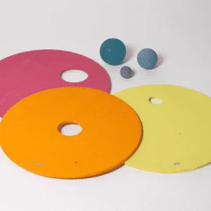 Disques en bois – Pastel chaud – Grimm&rsquo;s